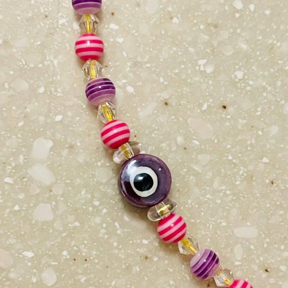 Phone String!! Pink and purple 🧿
